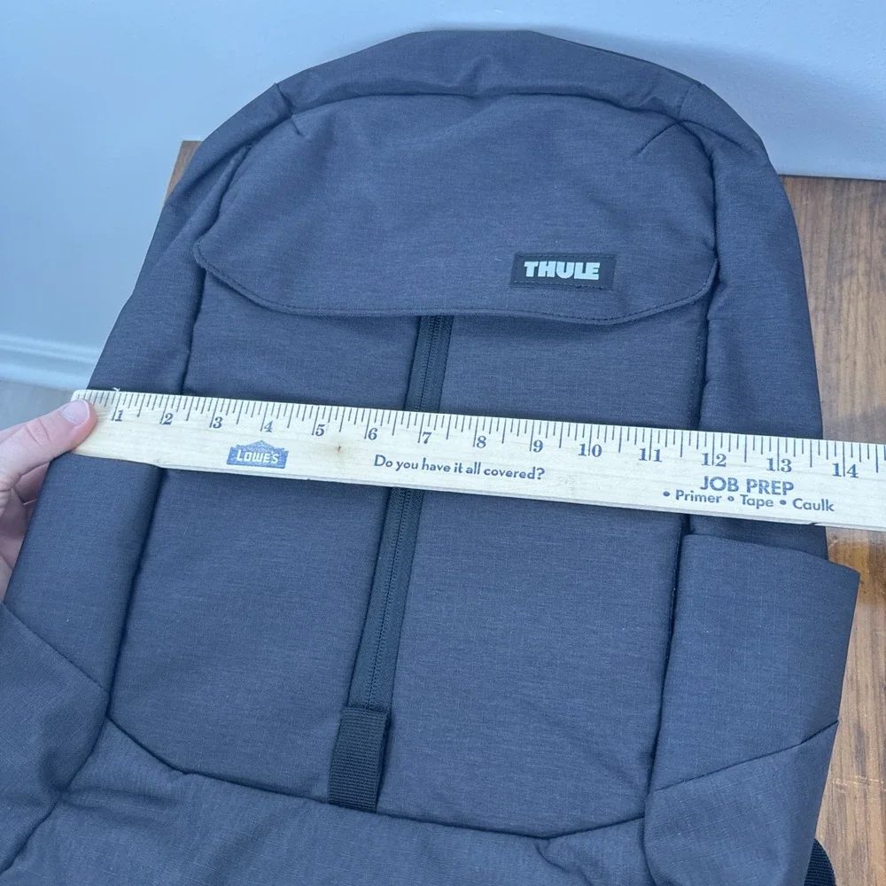 NWOT Thule Lithos 20L Laptop Backpack Charcoal Gray Nylon Multi-Pockets Travel
